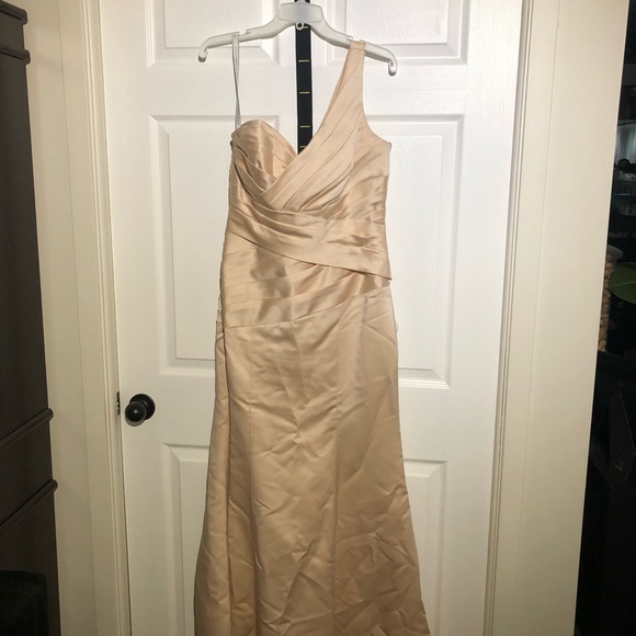 Floor Length Alfred Angelo Bridesmaid Dress - worn once size 12 - Picture 1 of 4